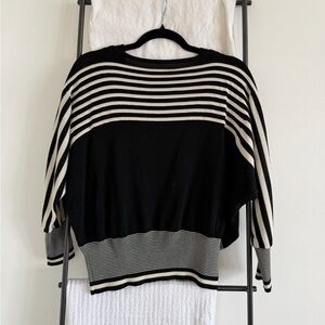 Vintage, Smilly - Japanese Designer, Knit Bateau-Neck Top